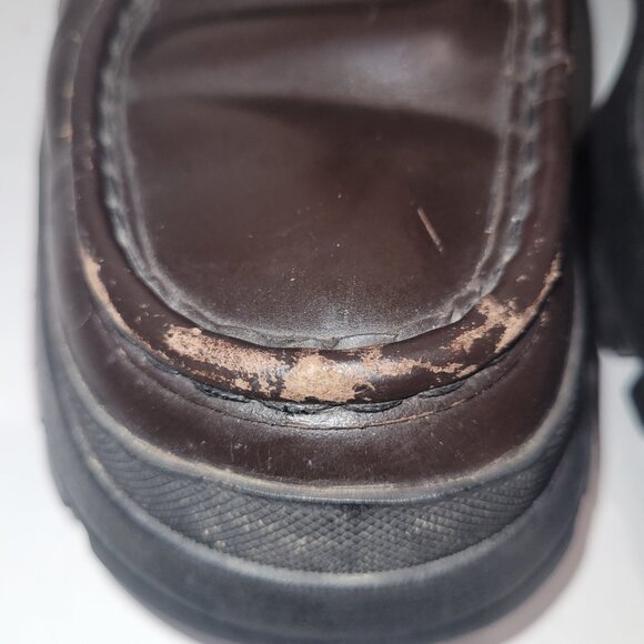 PRADA MEN’S BLACK LEATHER HIKING BOOTS TYROLEAN? BRIXXEN? Size 7 Prada - Picture 7 of 16